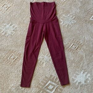 Beyond the Bump Spacedye Love the Bump Maternity Pocket Midi Legging